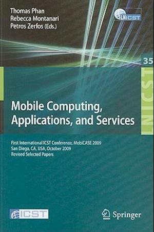 Mobile Computing, Applications, and Services