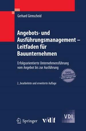 Angebots- und Ausführungsmanagement - Leitfaden für Bauunternehmen