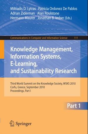 Knowledge Management, Information Systems, E-Learning, and Sustainability Research