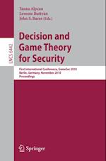 Decision and Game Theory for Security