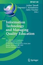 Information Technology and Managing Quality Education