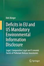 Deficits in EU and US Mandatory Environmental Information Disclosure