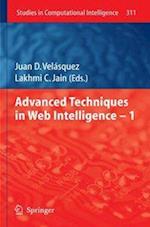 Advanced Techniques in Web Intelligence -1