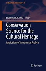 Conservation Science for the Cultural Heritage