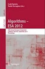 Algorithms –- ESA 2012