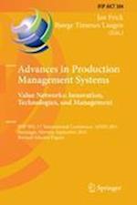 Advances in Production Management Systems. Value Networks: Innovation, Technologies, and Management