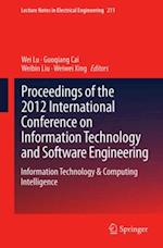 Proceedings of the 2012 International Conference on Information Technology and Software Engineering