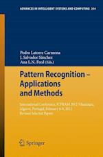 Pattern Recognition - Applications and Methods