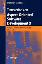 Transactions on Aspect-Oriented Software Development X