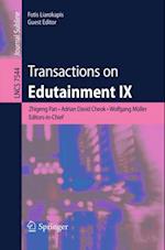 Transactions on Edutainment IX