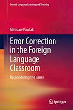 Error Correction in the Foreign Language Classroom