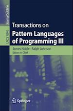 Transactions on Pattern Languages of Programming III