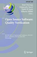 Open Source Software: Quality Verification