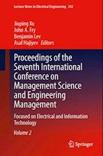 Proceedings of the Seventh International Conference on Management Science and Engineering Management