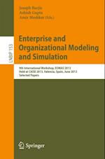 Enterprise and Organizational Modeling and Simulation