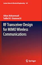 RF Transceiver Design for MIMO Wireless Communications