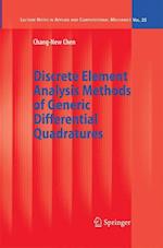 Discrete Element Analysis Methods of Generic Differential Quadratures