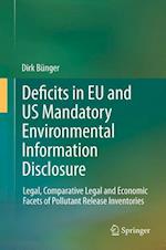 Deficits in EU and US Mandatory Environmental Information Disclosure