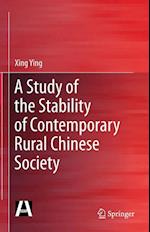 A Study of the Stability of Contemporary Rural Chinese Society