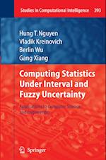 Computing Statistics under Interval and Fuzzy Uncertainty