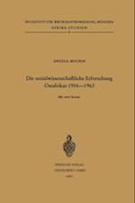 Die sozialwissenschaftliche Erforschung Ostafrikas 1954–1963