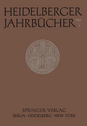 Heidelberger Jahrbücher X