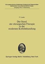 Der Stand der chirurgischen Therapie in der modernen Krebsbehandlung