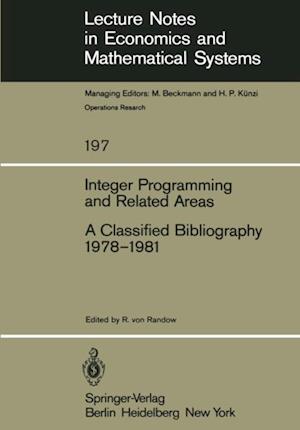 Integer Programming and Related Areas