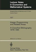 Integer Programming and Related Areas