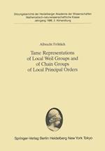 Tame Representations of Local Weil Groups and of Chain Groups of Local Principal Orders