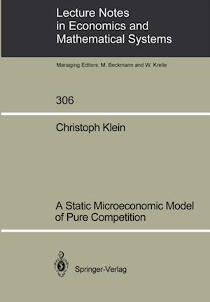 Static Microeconomic Model of Pure Competition