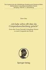 „Ich habe selbst offt über die Compendienschreibung gelacht“