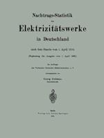 Nachtrags-Statistik der Elektrizitätswerke in Deutschland