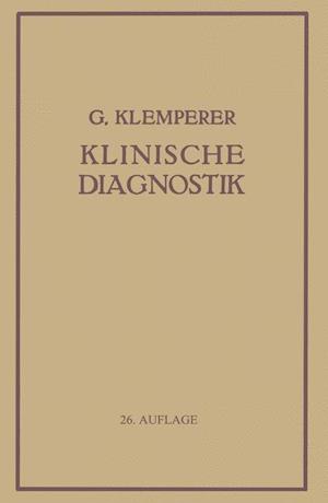 Grundriss Der Klinischen Diagnostik