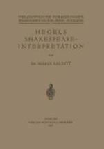 Hegels Shakespeare- Interpretation