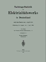 Nachtrags-Statistik der Elektrizitätswerke in Deutschland