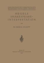 Hegels Shakespeare- Interpretation