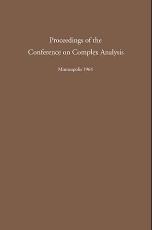 Proceedings of the Conference on Complex Analysis