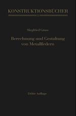 Berechnung und Gestaltung von Metallfedern