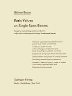 Basic Values on Single Span Beams