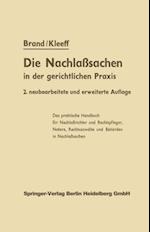 Die Nachlaßsachen in der gerichtlichen Praxis