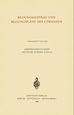 Bildungsauftrag und Bildungspläne der Gymnasien