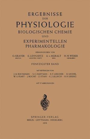 Ergebnisse der Physiologie Biologischen Chemie und Experimentellen Pharmakologie