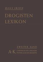 Chemikalien, Drogen, Wichtige Physikalische Begriffe in Lexikalischer Ordnung