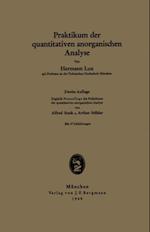 Praktikum der quantitativen anorganischen Analyse