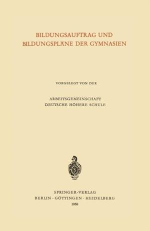 Bildungsauftrag und Bildungspläne der Gymnasien