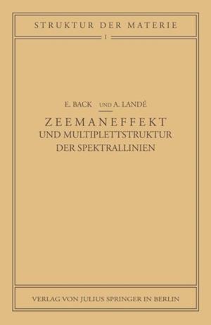 Zeemaneffekt und Multiplettstruktur der Spektrallinien