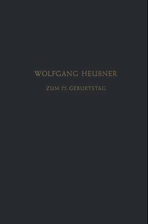 Festschrift zum 75. Geburtstag