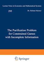 Purification Problem for Constrained Games with Incomplete Information