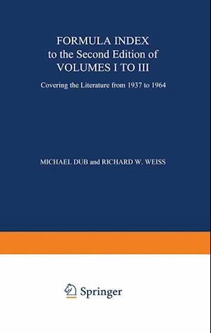 Formula Index to the Second Edition of Volume I to III